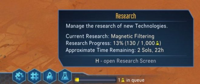 Show Research Progress on HUD