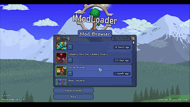 Установка модов и небольшой обзор tmodloader Установка модов и небольшой обзор tmodloader