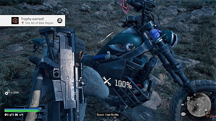 Trophy type: bronze - Trophies of Days Gone - Trophies and achievement - Days Gone Guide