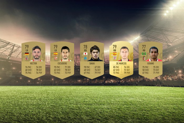 Image of the best bargain full-backs on FIFA 19