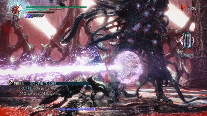 As before, the Crystal that you attack tries to turn into spikes to push you back and Urizen will rain you with projectiles - Urizen (Mission 12) Boss Fight Guide for DMC5 - Bosses - Devil May Cry 5 Guide
