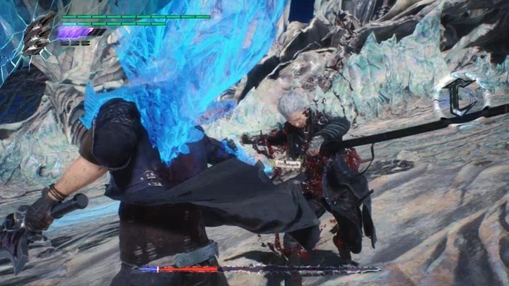 When you fight as Nero, grab Vergil when he is weakened - Vergil Boss Fight Guide for DMC5 - Bosses - Devil May Cry 5 Guide
