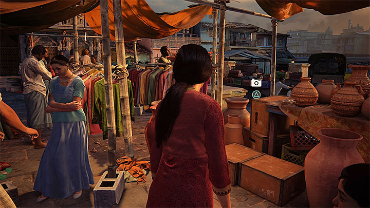 You can take this photo when you are going through the marketplace - 0 - Prologue | Secrets - Secrets - Uncharted: The Lost Legacy Game Guide