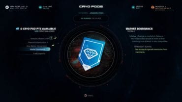 Andromeda viability (AVP) screen where you can open Cryo Pods. - How to get more Cryo Pods in Mass Effect: Andromeda? - FAQ - Frequently asked questions - Mass Effect: Andromeda Game Guide