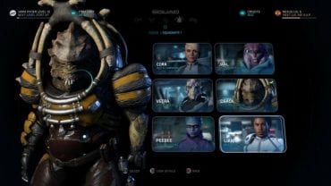 All 6 companions available in the game. - When do you unlock all party members in Mass Effect: Andromeda? - FAQ - Frequently asked questions - Mass Effect: Andromeda Game Guide