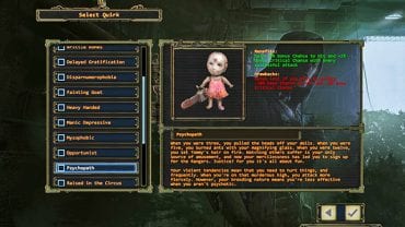 You select quirks while creating your character - Quirks | Character development - Character development - Wasteland 2 Game Guide & Walkthrough