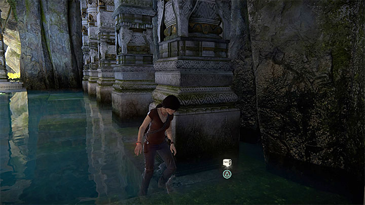 The treasure is in the flooded chamber where you have taken the above photo - 7. The Lost Legacy | All Secrets - Secrets - Uncharted: The Lost Legacy Game Guide