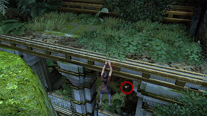 You can find this treasure right after you use Shivas upper hand to reach the ruins on the left - 7. The Lost Legacy | All Secrets - Secrets - Uncharted: The Lost Legacy Game Guide