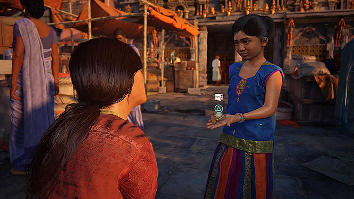 Retrieve the figurine stolen by Meenu - 0 - Prologue | Secrets - Secrets - Uncharted: The Lost Legacy Game Guide
