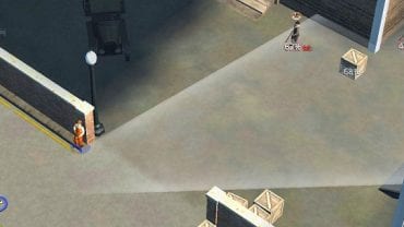 The accuracy of area attacks drops with distance. Above: a shootout with a Thompson. - Battle Mechanics - Tactics - Omerta: City of Gangsters - Game Guide and Walkthrough