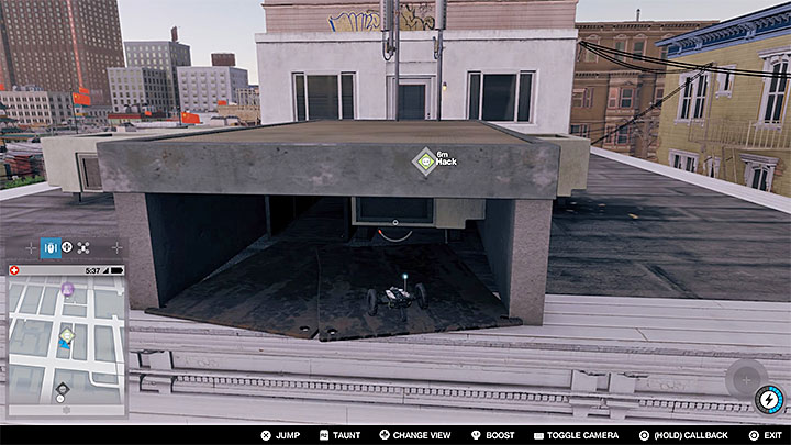 Switch to Jumper, and make sure that youve activated Speed Boost, as it will be necessary for making a very far jump - Key data - locations from 1 to 12 - Collectibles - Watch Dogs 2 Game Guide