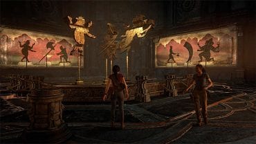 Here is the outcome - all shadows have to fit within their silhouettes found on the paintings - How to solve the Shadow Theater puzzle (chapter 5) | FAQ - FAQ - Frequently Asked Questions - Uncharted: The Lost Legacy Game Guide