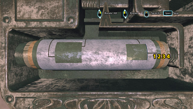 Rotate cylinder nr 1, so you can see two windows - Examine Robinsons baggage - Riddle On The Rails - Sherlock Holmes: Crimes and Punishments - Game Guide and Walkthrough