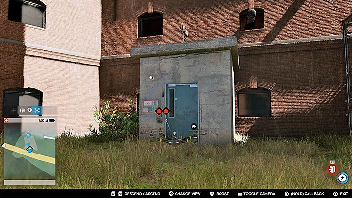 Key data can be found in the small cabin show on the picture, which is located right next to the main entrance to the fort - Key data - locations from 13 to 24 - Collectibles - Watch Dogs 2 Game Guide