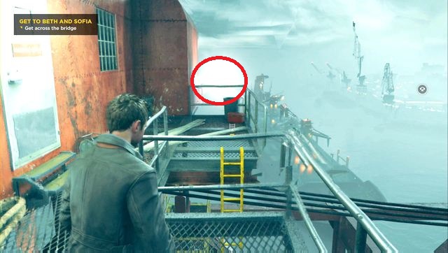The last source can be found above the bridge, in the passageway. - Chronon Sources (act IV and V) - Secrets - Quantum Break - Game Guide and Walkthrough