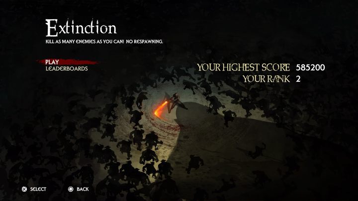 A mode in which you will have one life and you will need to defeat as many enemies and get as many points as possible - Game Modes in Extinction - Basics - Extinction Game Guide