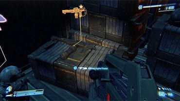 LEGENDARY WEAPON 6/6 (Frosts Flamethrower) - On the box inside the container from which you take the RPG launcher needed to destroy the third AA gun - Legendary Weapons - Collectibles - Aliens: Colonial Marines - Game Guide and Walkthrough