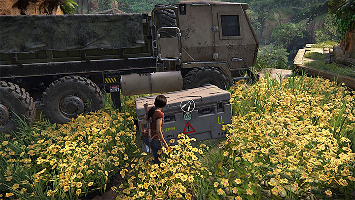 This lockbox can be found near the main road that leads to Parashurama fort located in the south-west part of the map - 4 - Photos, optional conversations and lockboxes in Wester Ghats | Secrets - Secrets - Uncharted: The Lost Legacy Game Guide