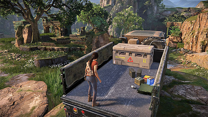 Finding this lockbox can be troublesome because initially you wont be able to find it in the place marked on the map - 4 - Photos, optional conversations and lockboxes in Wester Ghats | Secrets - Secrets - Uncharted: The Lost Legacy Game Guide