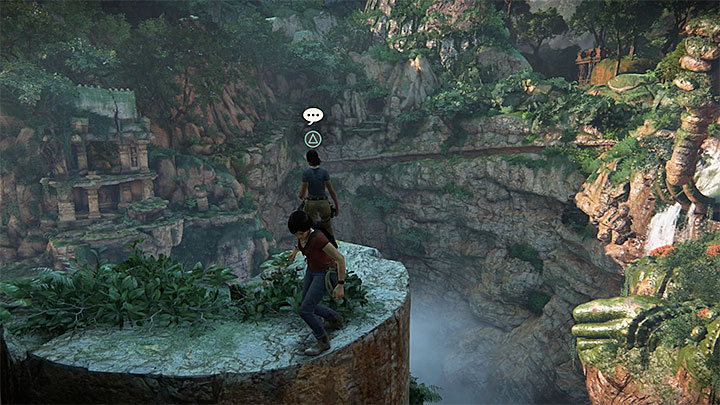 A new opportunity for a conversation with Nadine appears during your climb on gigantic monuments - 5 - The Great Battle - All secrets - Secrets - Uncharted: The Lost Legacy Game Guide