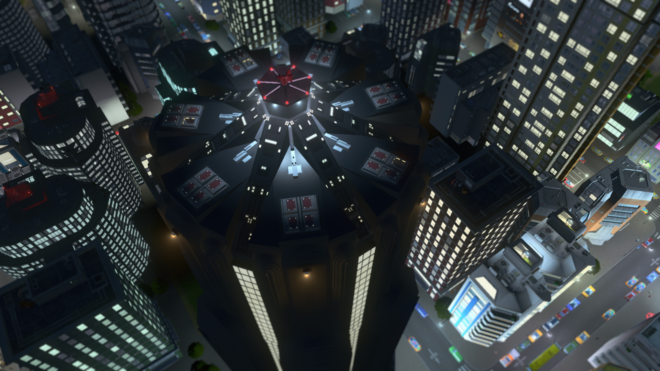 Blade Runner Police Tower and Tyrell Corporation Pyramid Blade Runner Police Tower and Tyrell Corporation Pyramid