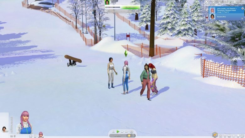 The Sims 4 Snowy Escape