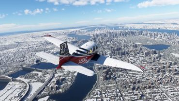 Microsoft Flight Simulator радует игроков заснеженными пейзажами