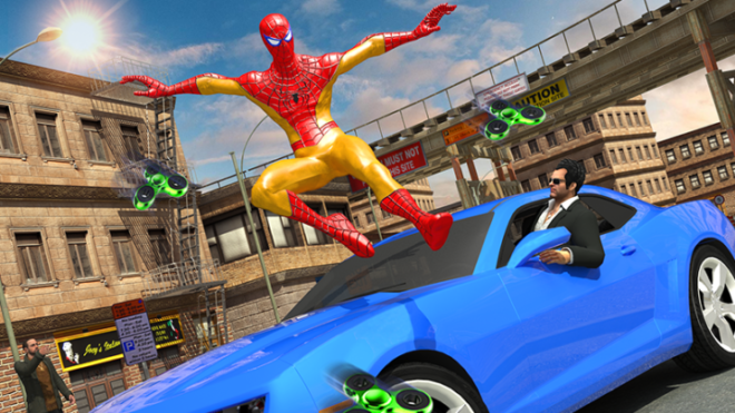 Super hero VS Spider Hero Gangster Crime 3D Super hero VS Spider Hero Gangster Crime 3D