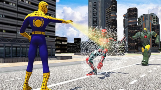 Flying Spider Crime City Rescue Game Flying Spider Crime City Rescue Game