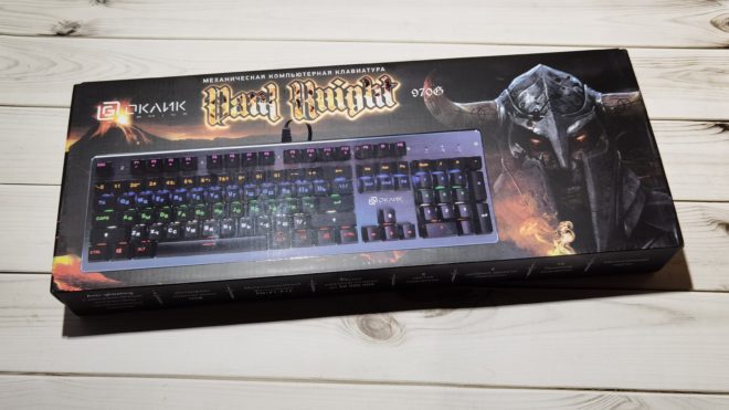Обзор игровой клавиатуры Оклик Dark Knight 970G