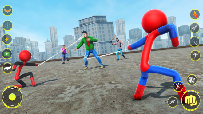StickMan Rope Hero Spider Game StickMan Rope Hero Spider Game