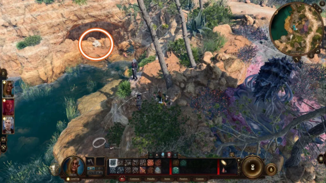 Как сдвинуть потертый камень в Baldur’s Gate 3 Как сдвинуть потертый камень в Baldur’s Gate 3