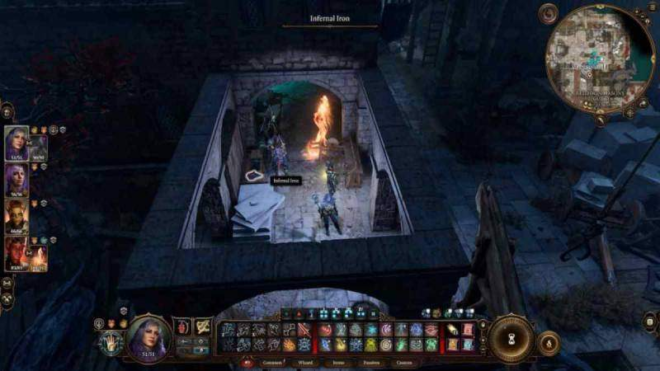 Адское железо в Гильдии каменщиков в Baldur's Gate 3 Адское железо в Гильдии каменщиков в Baldur's Gate 3