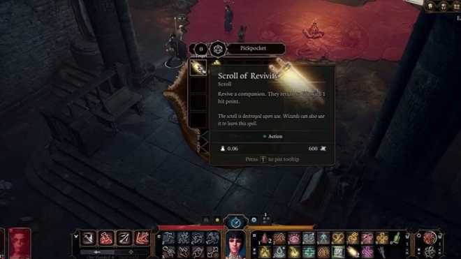 Возрождение при помощи свитка Baldur's Gate 3 Возрождение при помощи свитка Baldur's Gate 3