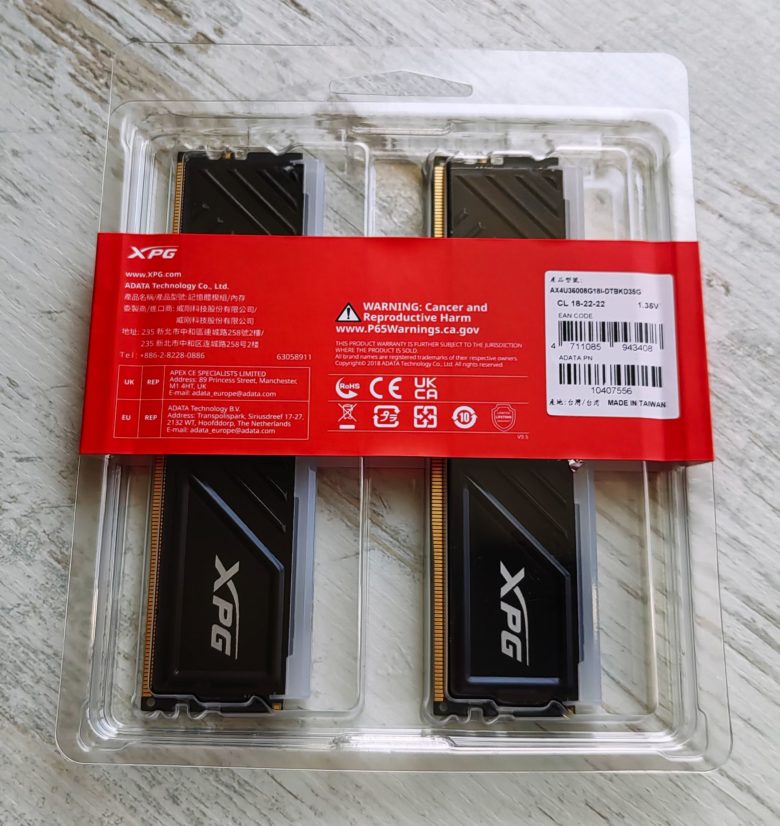 XPG Spectrix D35G DDR4-3600