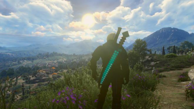 A Minecraft Sword A Minecraft Sword