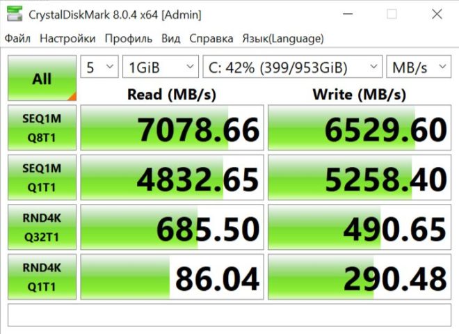 Обзор SSD-накопителя ADATA Legend 900