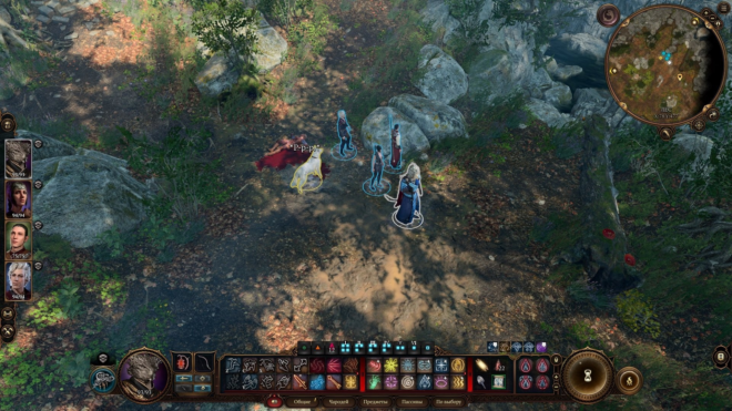 Собака рядом с телом хозяина в Baldur's Gate 3 Собака рядом с телом хозяина в Baldur's Gate 3