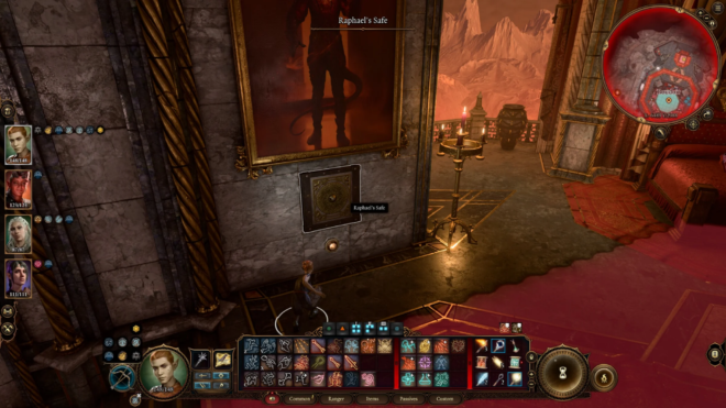 Сейф Рафаила в Baldur's Gate 3 Сейф Рафаила в Baldur's Gate 3
