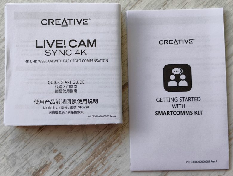 Creative Live! Cam Sync 4K