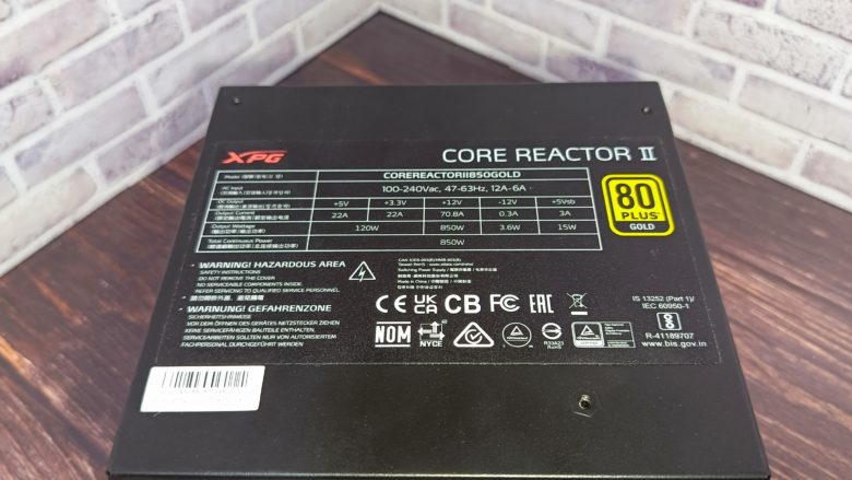 Обзор блока питания XPG Core Reactor II 850 Gold