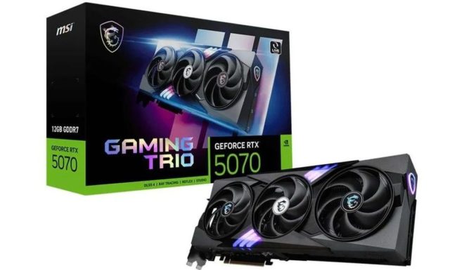 NVIDIA GeForce RTX 5070 NVIDIA GeForce RTX 5070