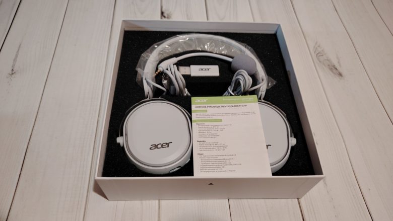 Обзор гарнитуры Acer OHR303