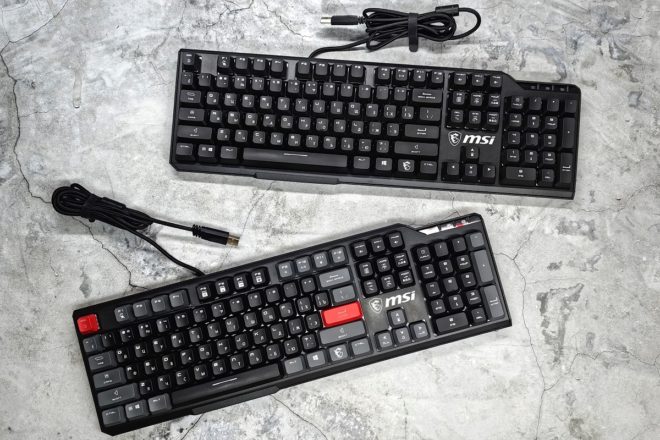 MSI VIGOR GK41 (сверху), MSI VIGOR GK41 DUSK (снизу) MSI VIGOR GK41 (сверху), MSI VIGOR GK41 DUSK (снизу)