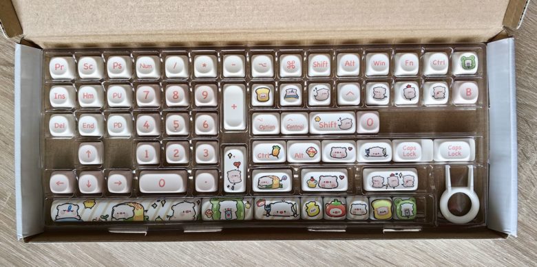 Epomaker Pink Piggy Keycaps Set
