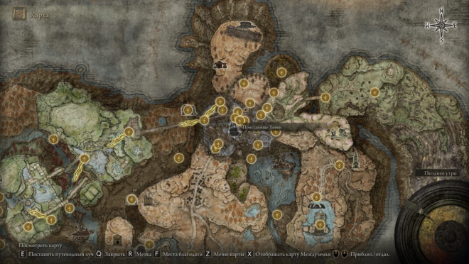 Местоположение Гниющего рыцаря в Shadow of the Erdtree Местоположение Гниющего рыцаря в Shadow of the Erdtree