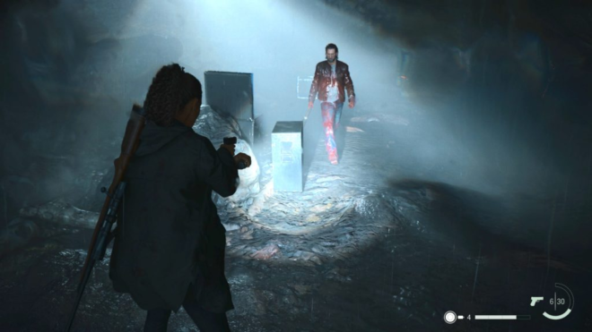 Вторая битва со Скретчем в Alan Wake 2 Вторая битва со Скретчем в Alan Wake 2