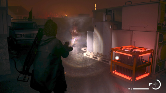 Первая битва со Скретчем в Alan Wake 2 Первая битва со Скретчем в Alan Wake 2
