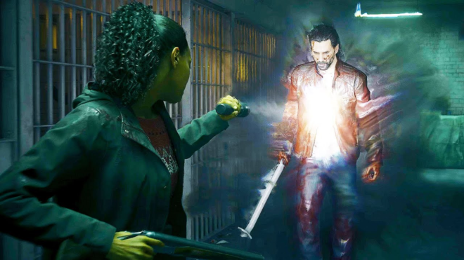 Первая битва со Скретчем в Alan Wake 2 Первая битва со Скретчем в Alan Wake 2