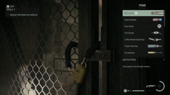 Где использовать болторез в Alan Wake 2 Где использовать болторез в Alan Wake 2